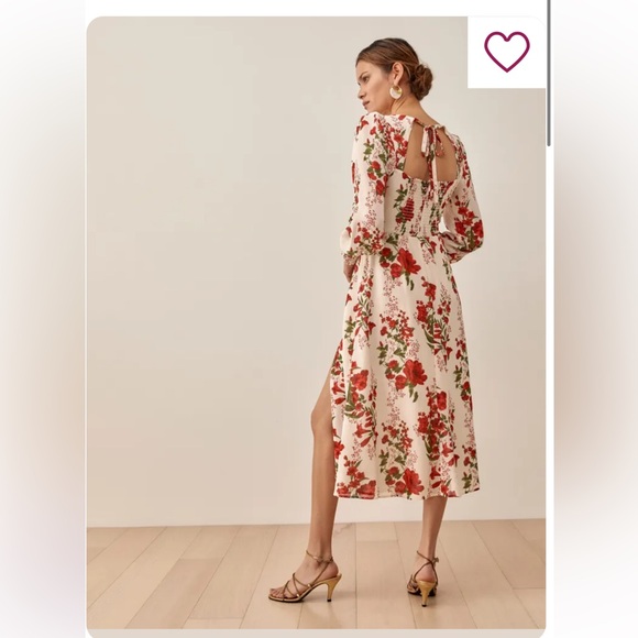 NWT! Reformation Lindero Dress Size: 8 - Picture 3 of 13